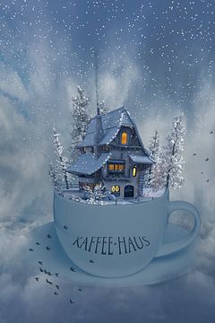 Het winterse koffiehuis