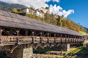 Bunbrugge und Burg Heinfels, Osttirol, Österreich