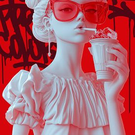 Cherry sips by Dikhotomy