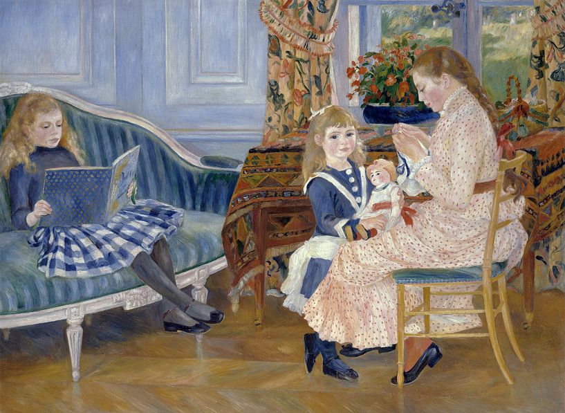 Auguste Renoir. Après-midi avec les enfants par 1000 Schilderijen