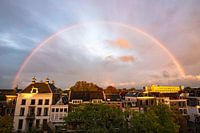 Arc-en-ciel au-dessus du Oude Gracht
