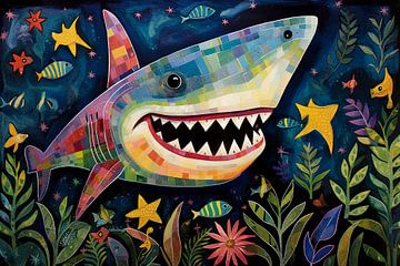 Satisfied Shark by Whale & Sons