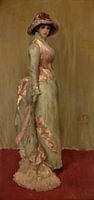 Harmonie in Roze en Grijs: Lady Meux, James Abbott McNeill Whistler. (gezien bij vtwonen)