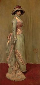 Harmonie in Roze en Grijs: Lady Meux, James Abbott McNeill Whistler. (gezien bij vtwonen)