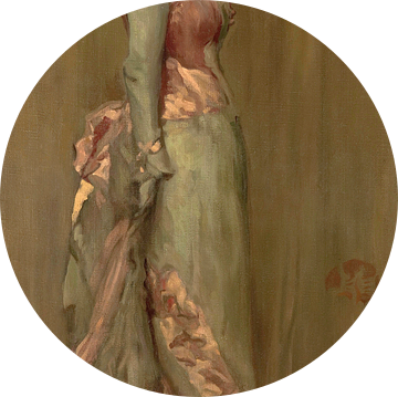Harmonie in Roze en Grijs: Lady Meux, James Abbott McNeill Whistler. (gezien bij vtwonen)