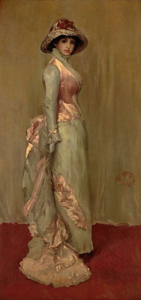 Harmonie in Rosa und Grau: Lady Meux, James Abbott McNeill Whistler von Meesterlijcke Meesters