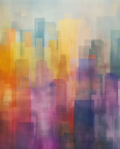 Manhattan en couleurs délavées