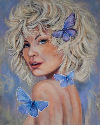 La fille aux papillons sur Ineke Zeeuw