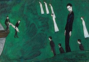 Nils Dardel - Das ertrunkene Mädchen I (1919)