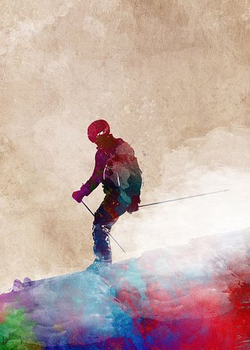 Ski sport art #ski #sport