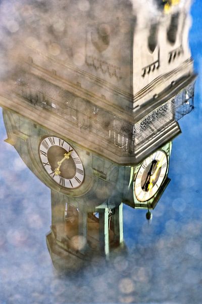 Reflet du &quot;Vieux Pierre&amp;quot ; à Munich par Peter Bergmann