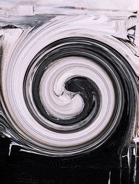 Yin Yang - Kunst met een boodschap van Milky Fine Art