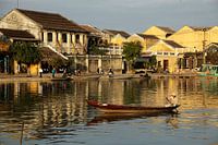 Thu Bon Rivier in Hoi An, Vietnam