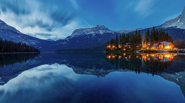 Lake Emerald in the Rocky Mountains by Roland Brack
