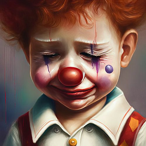 Le clown rit, le clown pleure