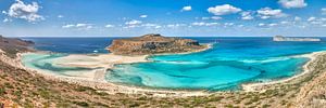 Balos Beach Lagoon op Kreta, Griekenland. van Voss Fine Art Fotografie