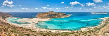 Balos Beach Lagune auf Kreta in Griechenland.