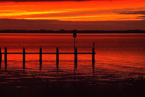 Zon onder in Goingarijp