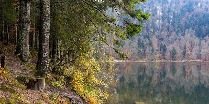 Lac des Corbeaux en automne, France par Imladris Images