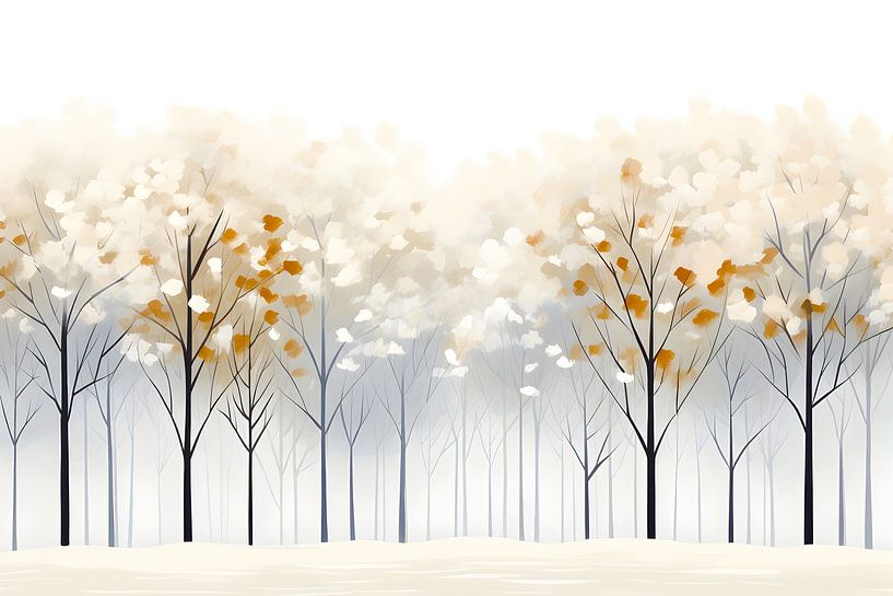 Winter trees by haroulita