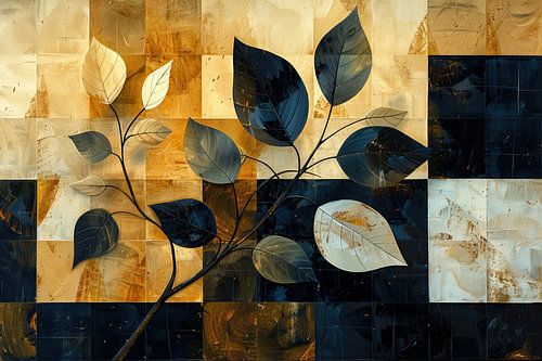 Peinture d'automne moderne | Fusion d'automne