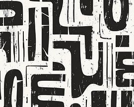 Moderne Lijnen | Illustratie van ARTEO Schilderijen