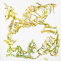 Yellow-green shrub