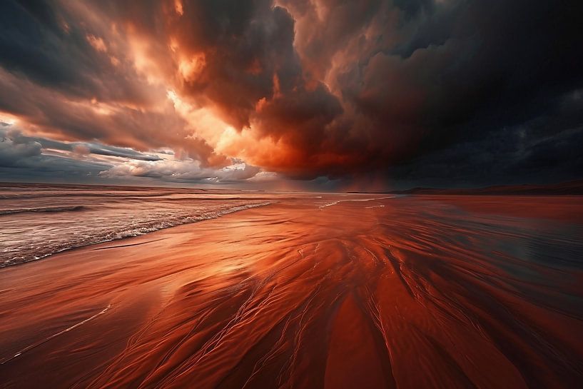 An der Küste von fernlichtsicht