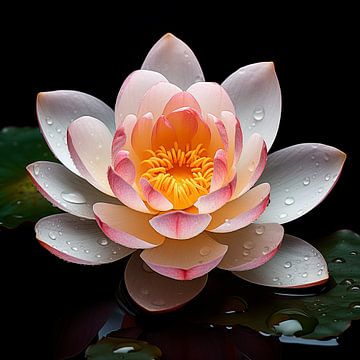 Bloeiende lotus van The Xclusive Art