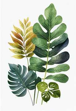 Groene bladeren van Bert Nijholt