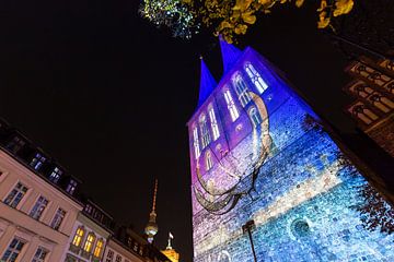 Nikolaikirche Berlijn in een bijzonder licht