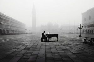 San Marco verhallt im Nebel