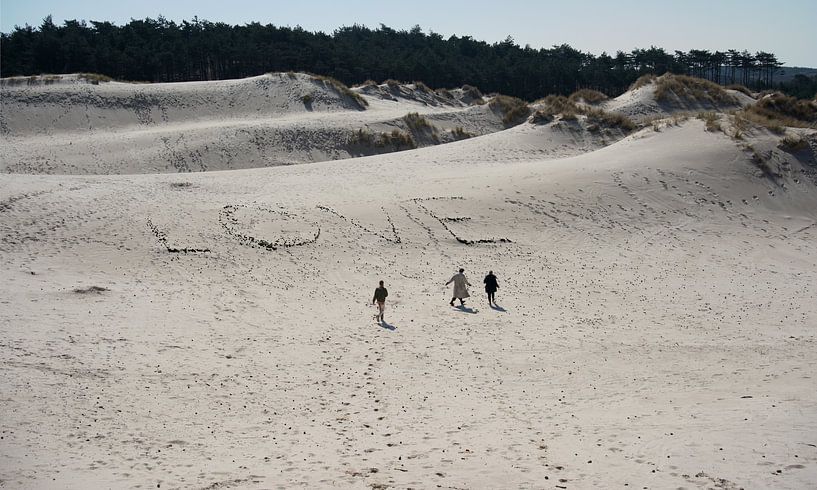 Love Nature en zandverstuiving van Erik Reijnders