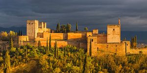 Ein Abend in der Alhambra, Granada, Spanien