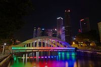 Brug over de Singapore rivier