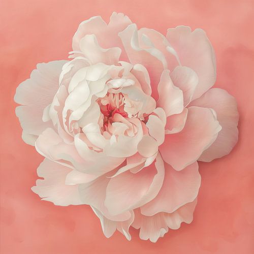 Blume auf rosa Hintergrund