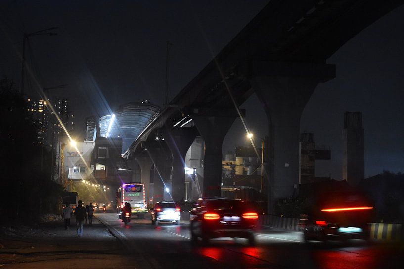 Mumbai la nuit par Hans Lok