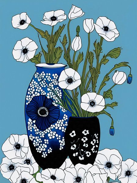 WITTE POPPY'S van Kelly Durieu