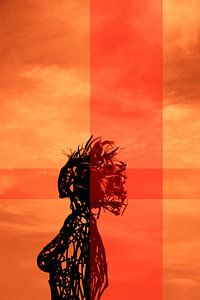 Silhouette de feu