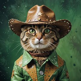 Kitty Sheriff in Town by Studio Sunny