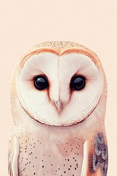 Sneeuwuil van Poster Art Shop