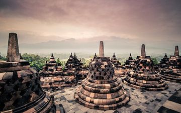 Borobudur by Thierry Matsaert