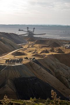 Open bruinkoolmijn Garzweiler, Duitsland van Gerwin Schadl