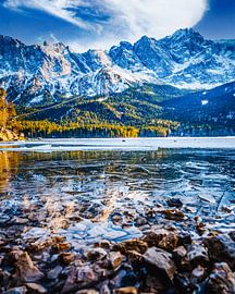 Eibsee met Alpen en Meer