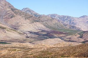 Vue depuis le Teeberg, Swartberg Pass en Afrique du Sud. 