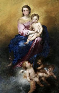 Bolome Esteban Murillo,La Vierge du Rosaire, 1680