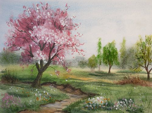Aquarel part 277 van Tania Perneel
