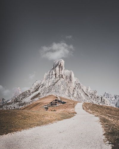 Hut at Passo di Giau