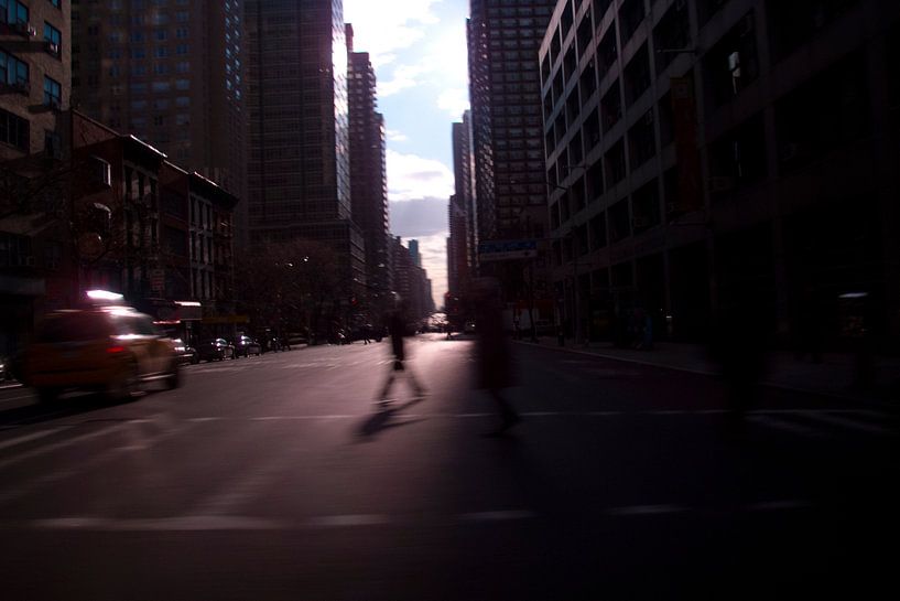 Straßen von New York City von Guido Akster