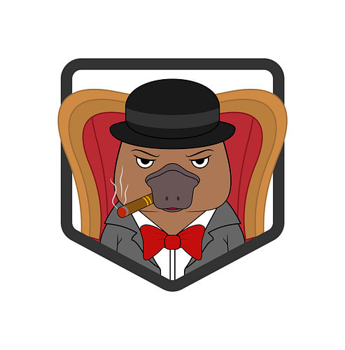 Mob Boss Platypus with Cigar and Bowler Hat